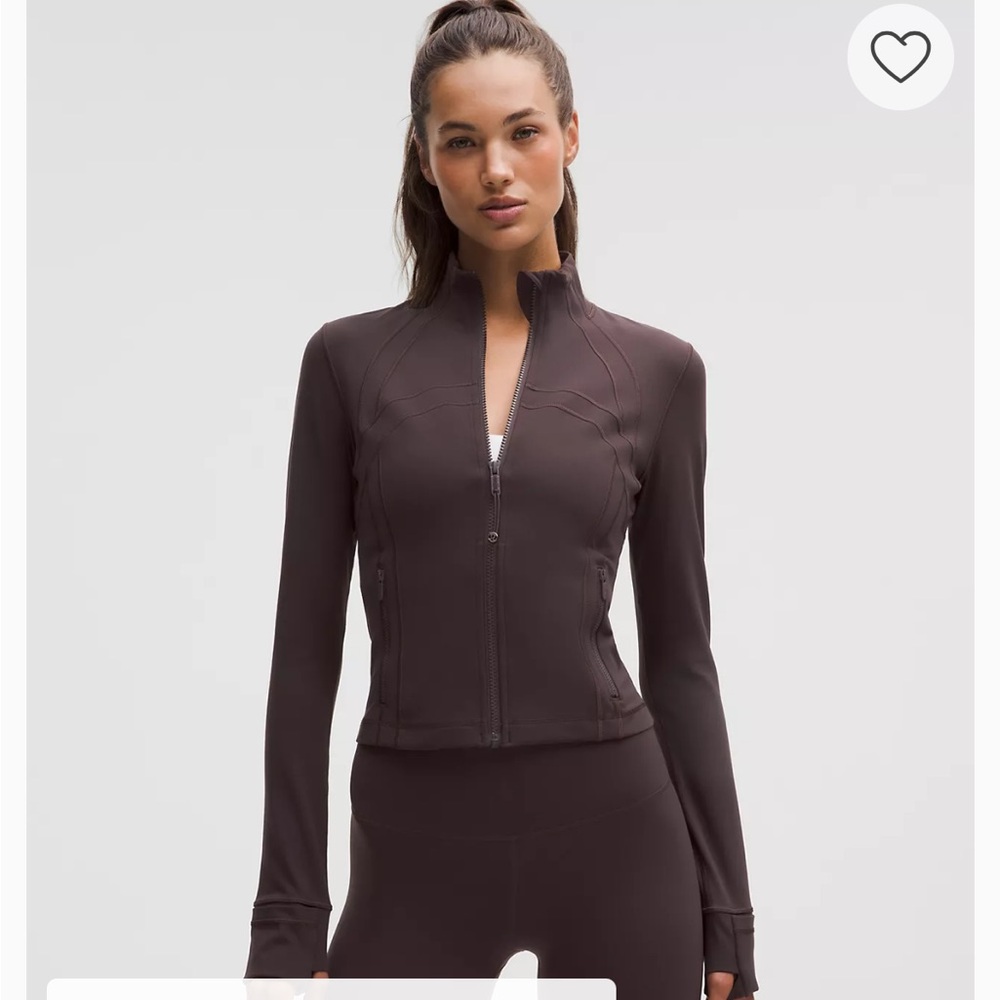 lululemon athletica Brown Zip-Up Hoodie